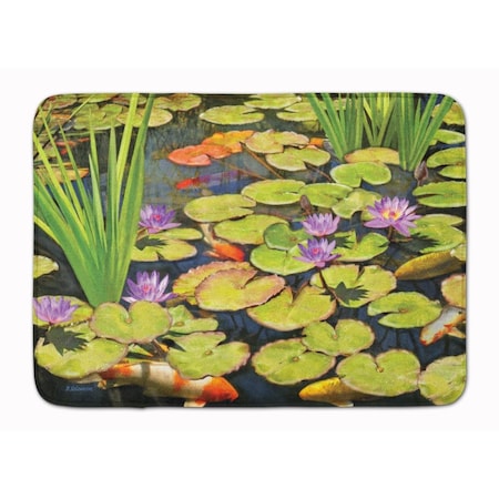 Carolines Treasures 19 x 27 in. Koi Pond II Machine Washable Memory Foam Mat PRS4050RUG